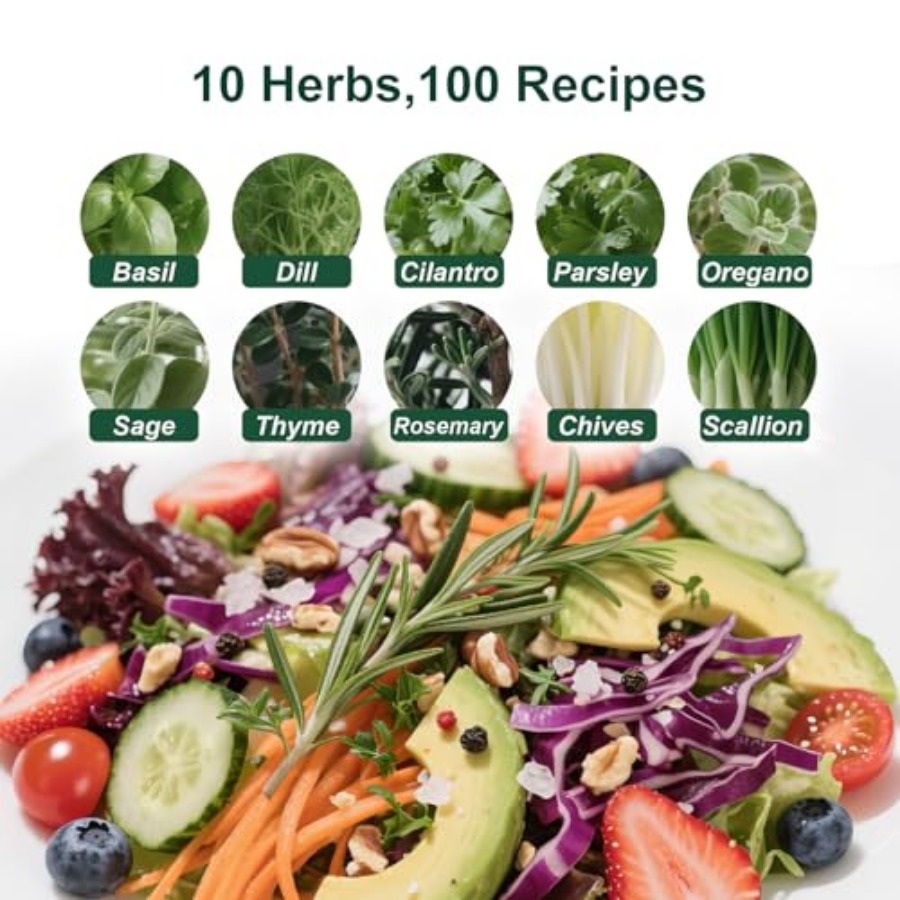 10 Indoor Herb Garden Kit 33pc - Gardening Tools Unique recension och pris