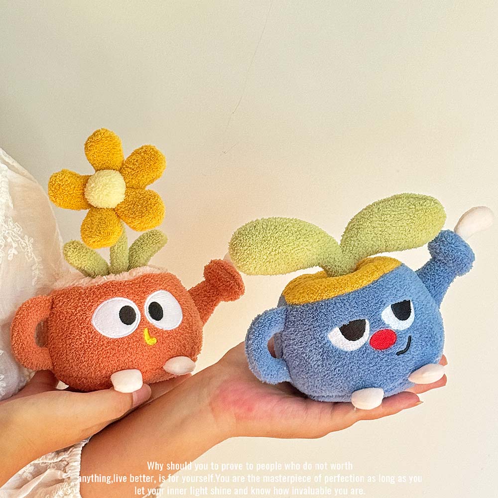 Cute Smiley Planter Plush Toy  - Gardening Tools Cute recension och pris