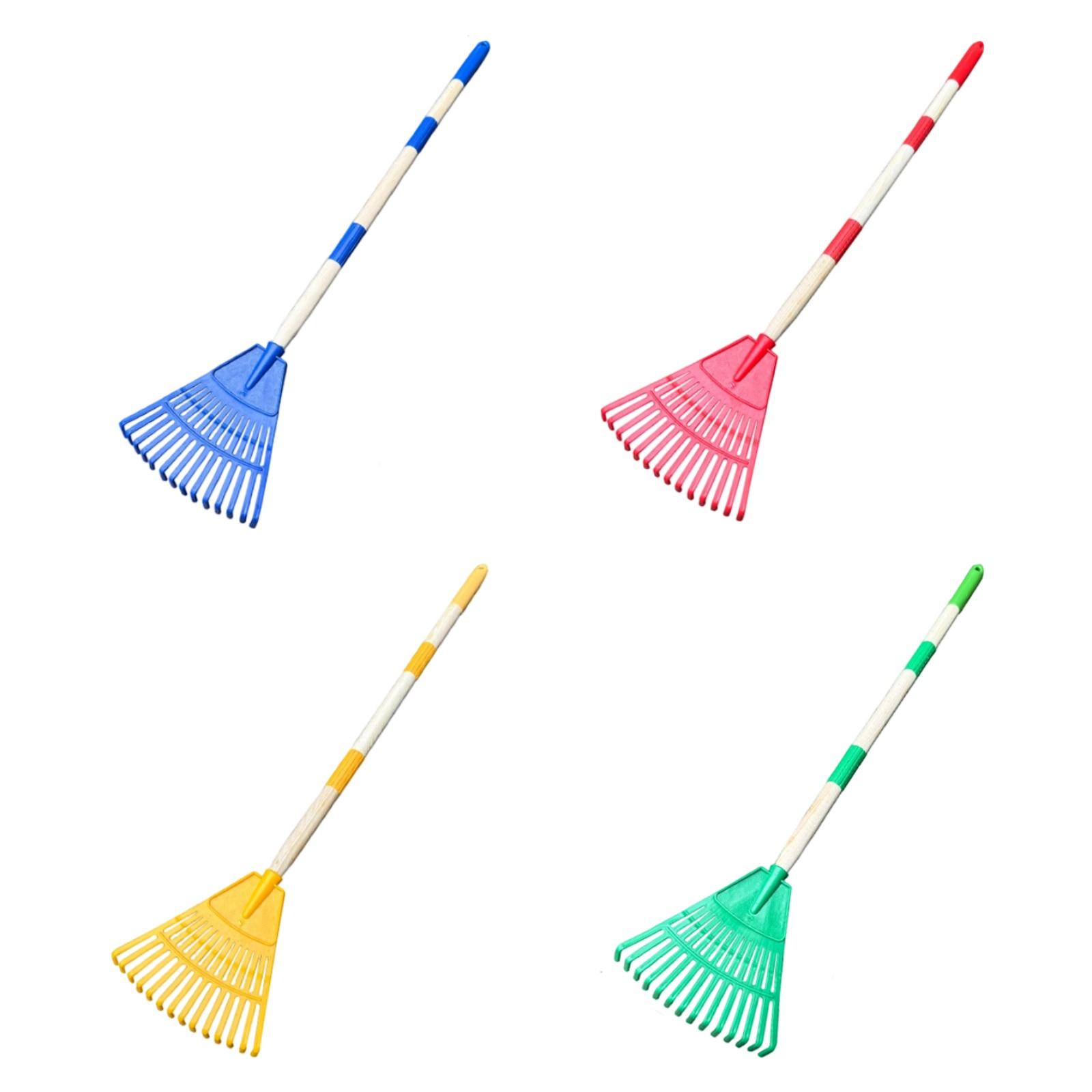 Leaf Rake 3 Sections with Long - Gardening Tools For Toddlers recension och pris