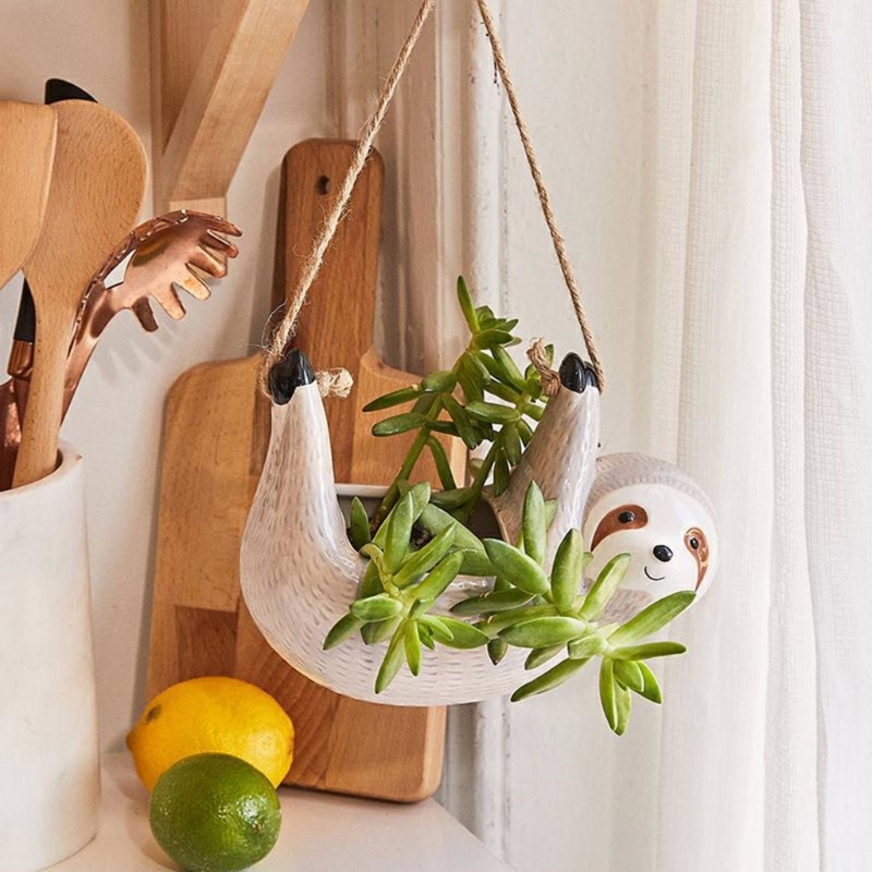 11cm Cute Sloths Figurine Shap - Gardening Tools Cute recension och pris